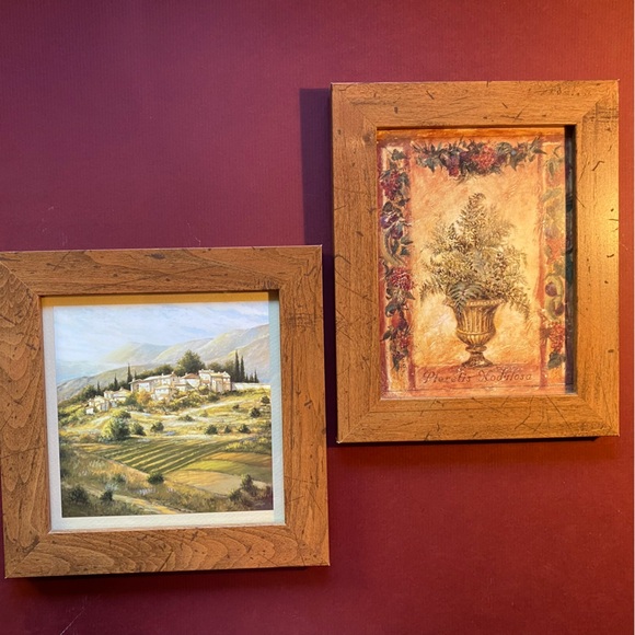 Sonoma Set of 2 Tuscan themed framed pictures - Picture 4 of 8